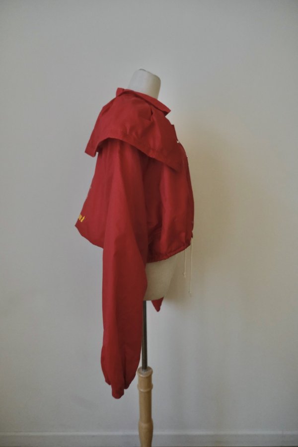 画像2: YuumiAria（ユウミアリア）SHORT WIND BLOUSON red (2)