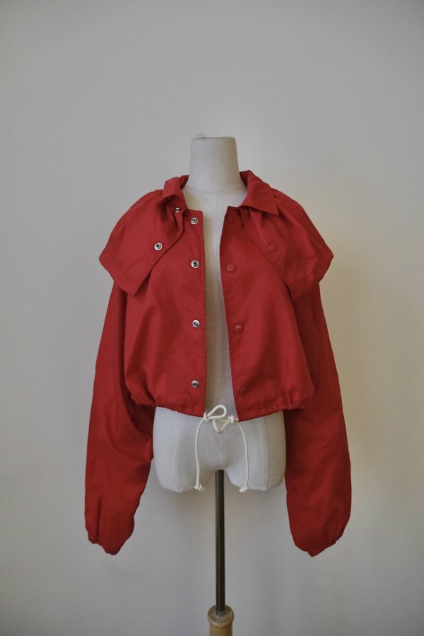 画像6: YuumiAria（ユウミアリア）SHORT WIND BLOUSON red (6)