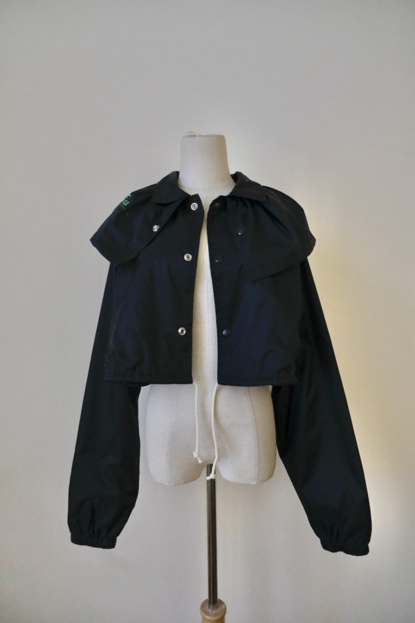 画像5: YuumiAria（ユウミアリア）SHORT WIND BLOUSON black (5)