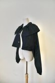画像3: YuumiAria（ユウミアリア）SHORT WIND BLOUSON black (3)