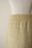 画像4: uca tweed knit silk skirt M yellow (4)