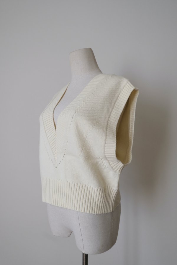 画像2: uca 2way vest white (2)