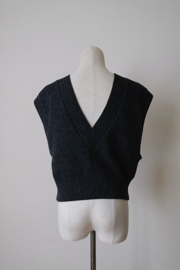 画像2: uca 2way vest melange grey (2)