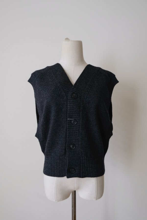 画像1: uca 2way vest melange grey (1)