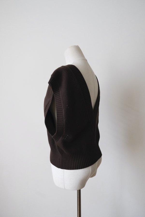 画像6: uca 2way vest melange brown (6)