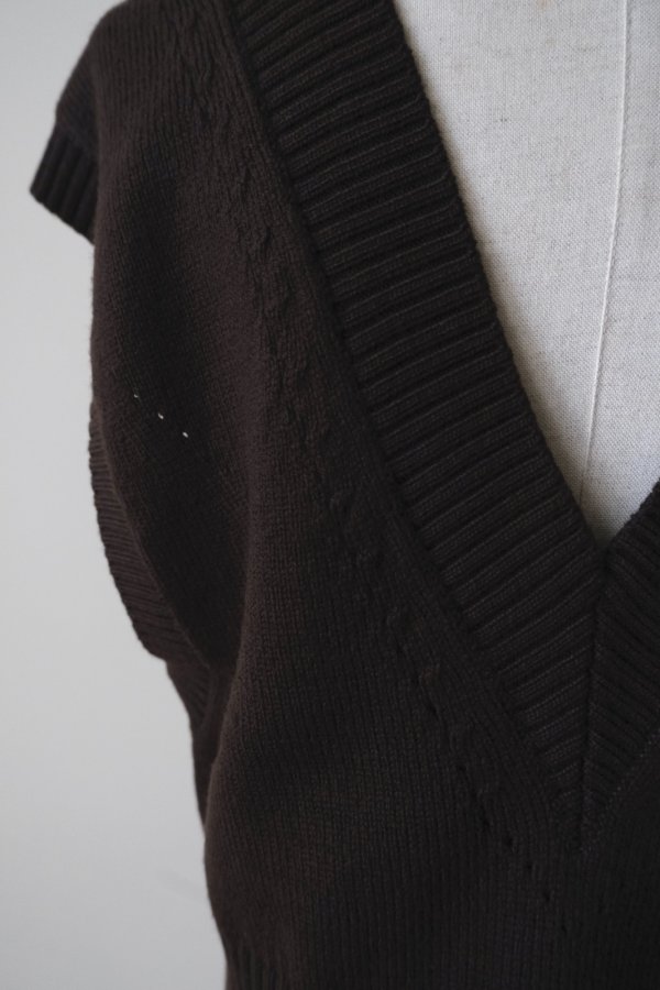 画像5: uca 2way vest melange brown (5)