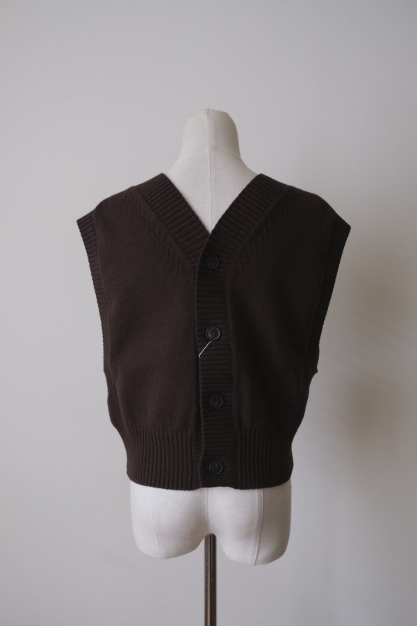 画像3: uca 2way vest melange brown (3)