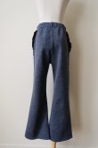 画像2: naokitomizuka bonded knit frill pants blue (2)