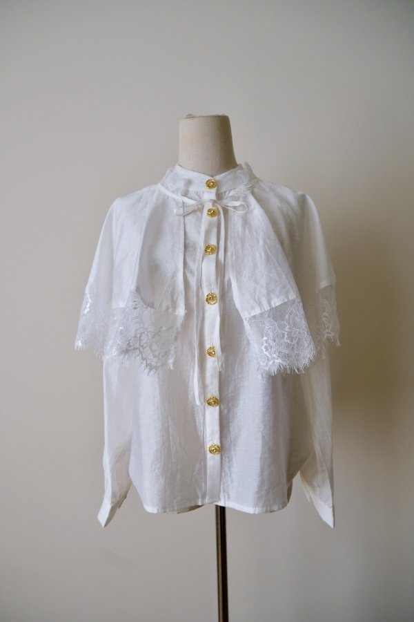 画像1: sister jane Endora Cape Blouse (1)