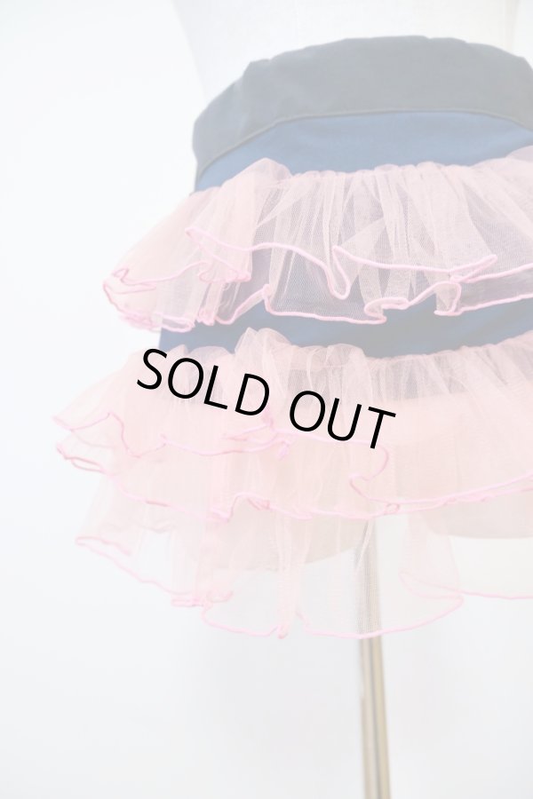 画像4: NON TOKYO TULLE FRILL BELT navy pink (4)