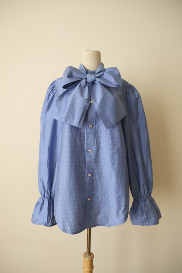 画像1: sister jane Eos Stripe Bow Blouse (1)