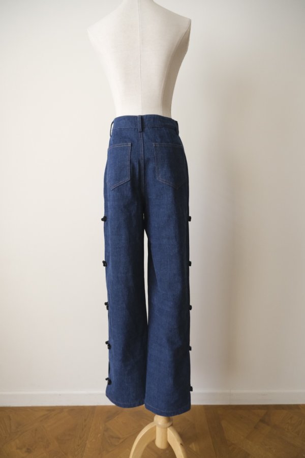画像2: sister jane Celeste Frog Trim Jeans (2)