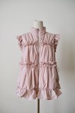 画像1: naokitomizuka REEBOK quilted vest pink (1)