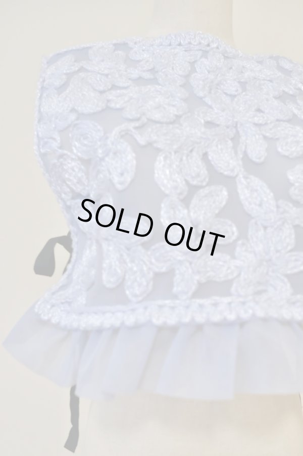 画像5: Yuumi ARIA EMBROIDERY VEST sax (5)