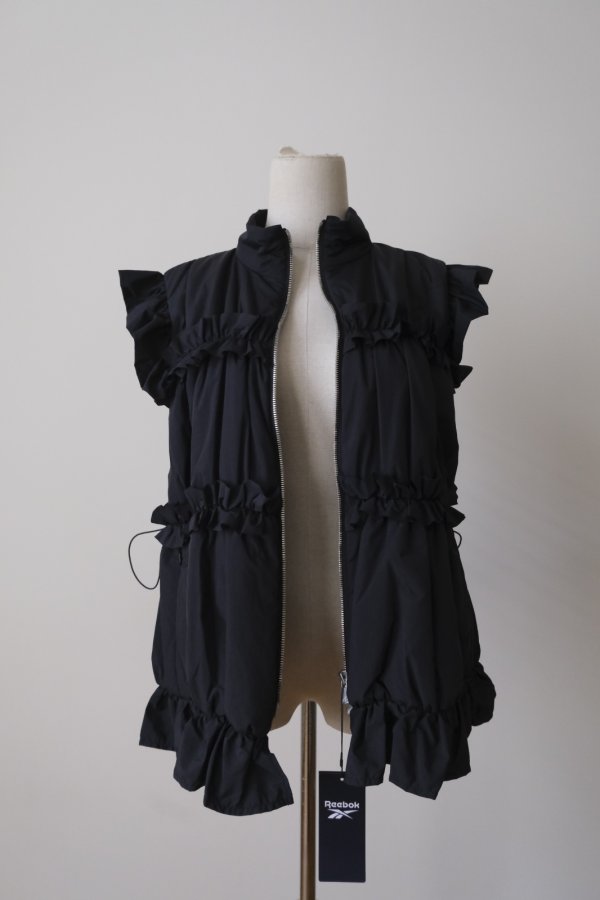 画像2: naokitomizuka REEBOK quilted vest black (2)