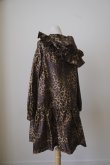 画像3: naokitomizuka Leopard frill blouson brown (3)