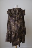 画像4: naokitomizuka Leopard frill blouson brown (4)