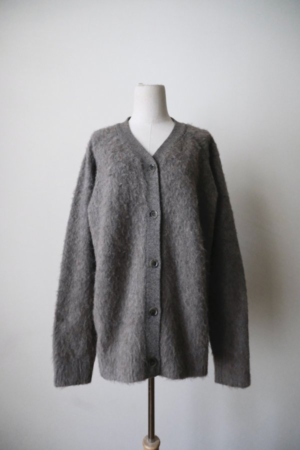 画像1: MERELY MADE MERELY SNUG BERKUT RAGLAN CARDIGAN / SMOKY BROWN (1)