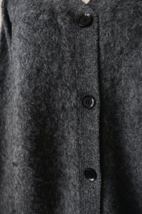 画像5: MERELY MADE MERELY SNUG BERKUT RAGLAN CARDIGAN / CHACOAL GREY　 (5)