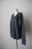 画像2: MERELY MADE MERELY SNUG BERKUT RAGLAN CARDIGAN / CHACOAL GREY　 (2)