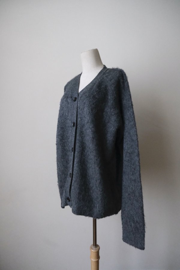 画像2: MERELY MADE MERELY SNUG BERKUT RAGLAN CARDIGAN / CHACOAL GREY　 (2)