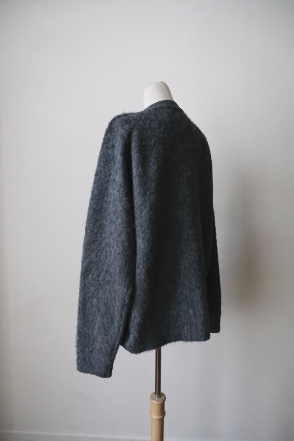 画像3: MERELY MADE MERELY SNUG BERKUT RAGLAN CARDIGAN / CHACOAL GREY　 (3)