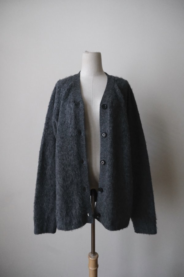 画像6: MERELY MADE MERELY SNUG BERKUT RAGLAN CARDIGAN / CHACOAL GREY　 (6)