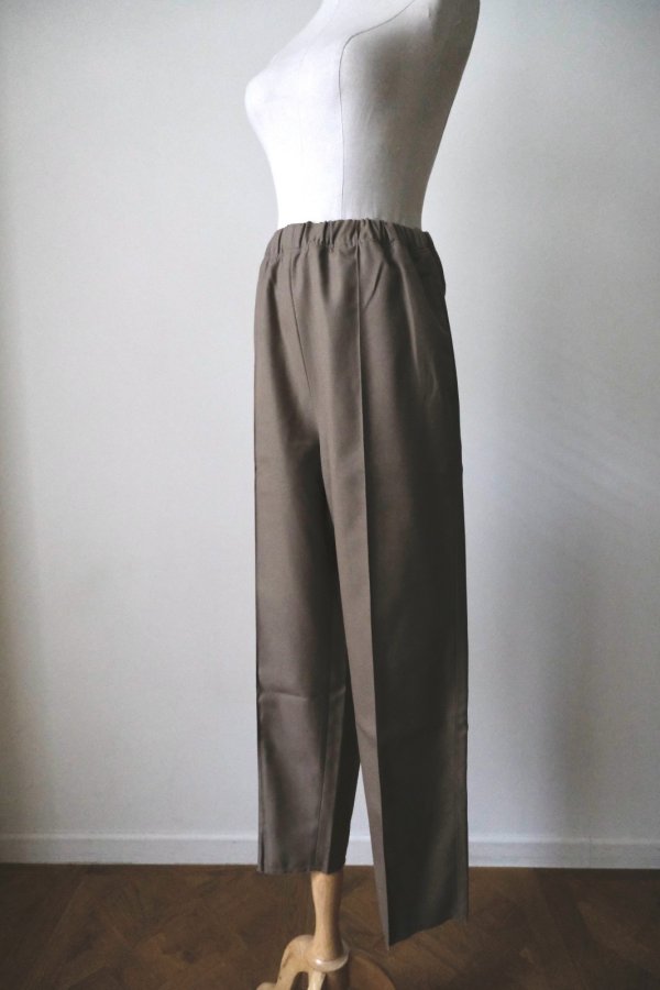 画像3: MERELY MADE MERELY WOOLEN PINTUCK SLACKS / MOCHA BROWN　 (3)