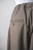 画像5: MERELY MADE MERELY WOOLEN PINTUCK SLACKS / MOCHA BROWN　 (5)