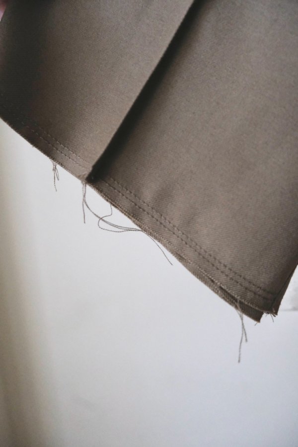 画像6: MERELY MADE MERELY WOOLEN PINTUCK SLACKS / MOCHA BROWN　 (6)