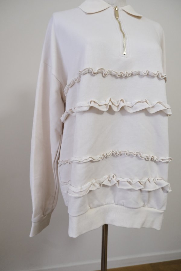 画像5: sister Vela Ruffle Polo Sweatshirt (5)