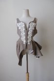 画像1: AOIWANAKA  Stardust Jacquard Asymmetric Vest (1)