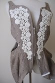 画像4: AOIWANAKA  Stardust Jacquard Asymmetric Vest (4)