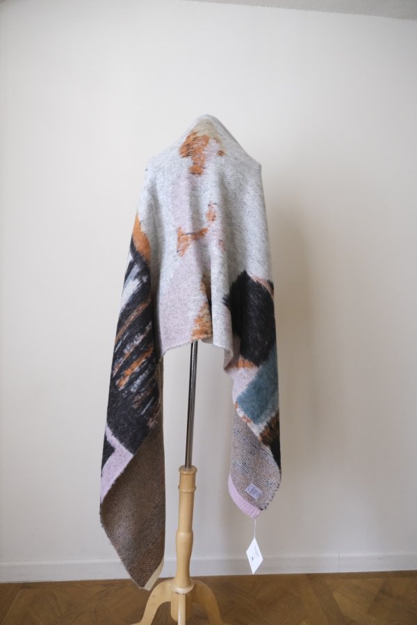 画像1: bedsidedrama Dim Dream Knit Throw white (1)