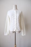 画像4: AOIWANAKA  Lace Panel Blouse (4)