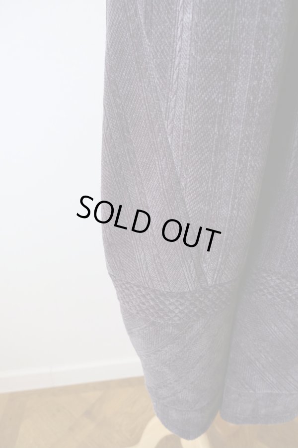 画像4: bedsidedrama Pattern Switch Wide Pants chacoal (4)