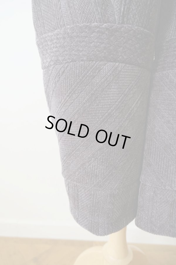 画像5: bedsidedrama Pattern Switch Wide Pants chacoal (5)