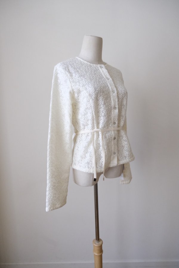 画像2: AOIWANAKA  Lace Panel Blouse (2)