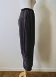画像2: bedsidedrama Pattern Switch Wide Pants chacoal (2)