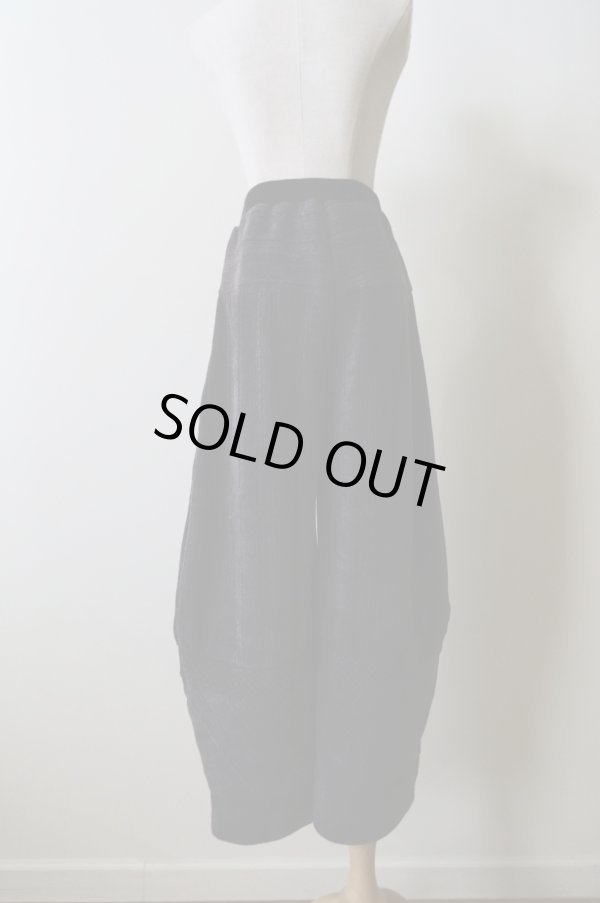 画像3: bedsidedrama Pattern Switch Wide Pants chacoal (3)