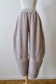 画像1: bedsidedrama Pattern Switch Wide Pants BEIGE　 (1)