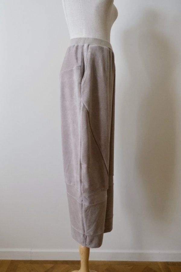 画像2: bedsidedrama Pattern Switch Wide Pants BEIGE　 (2)