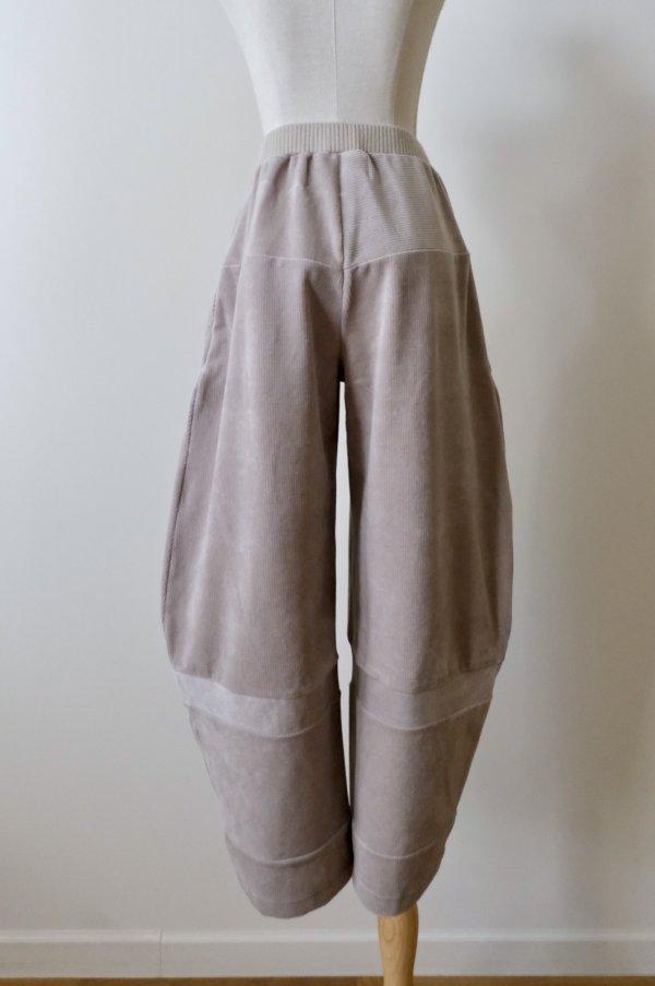 画像3: bedsidedrama Pattern Switch Wide Pants BEIGE　 (3)