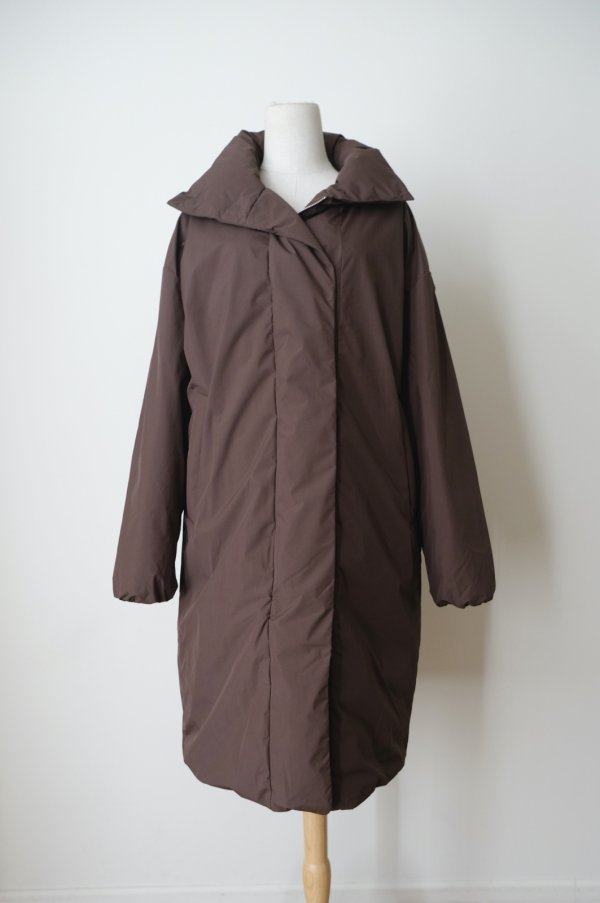 画像1: KLOKE Floating Puffa Coat DARK CHOCOLATE (1)
