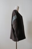 画像2: STOF TALK ON YOUR BACK L/S T-SHIRT CHACOAL (2)