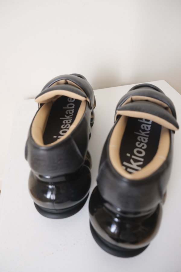 画像4: MIKIOSAKABE JEWELRY PUFF LOAFER black (4)