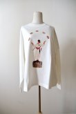 画像1: STOF PIZZA OF LIFE L/S T-SHIRT white (1)