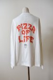 画像2: STOF PIZZA OF LIFE L/S T-SHIRT white (2)