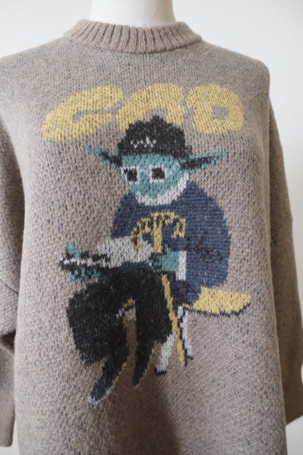画像4: bedsidedrama GOD Only Knows Knit Sweater  MOSS (4)