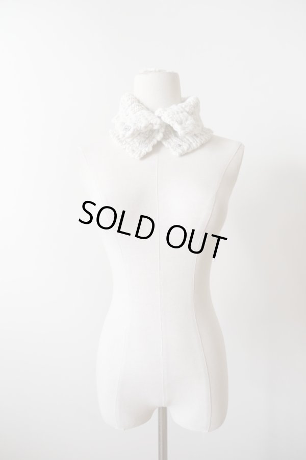 画像1: Yuumi ARIA NECK WARMER white (1)